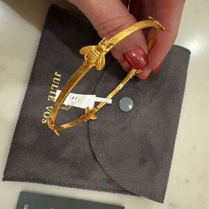 Julie Vos Gold Bee Motif Bracelet